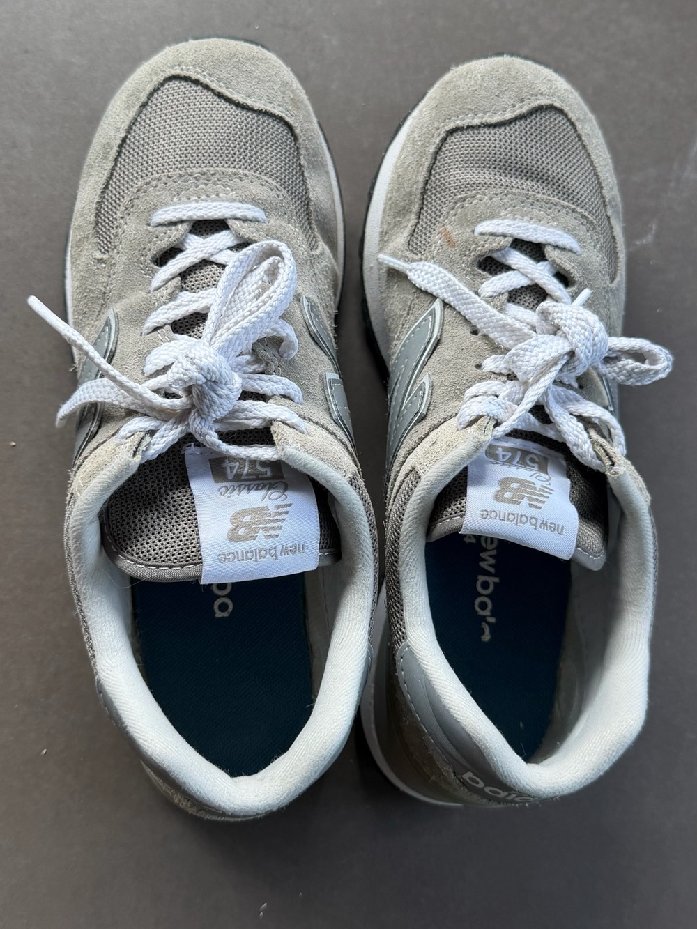 New Balance Women NB 574 Suede Athletic Sneakers.